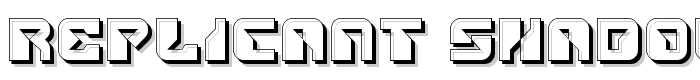 Replicant Shadow font